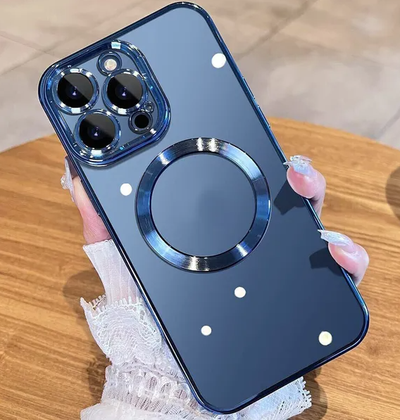 For 14 13  Pro Max Case Mag Safe Magnetic Camera Lens Cover