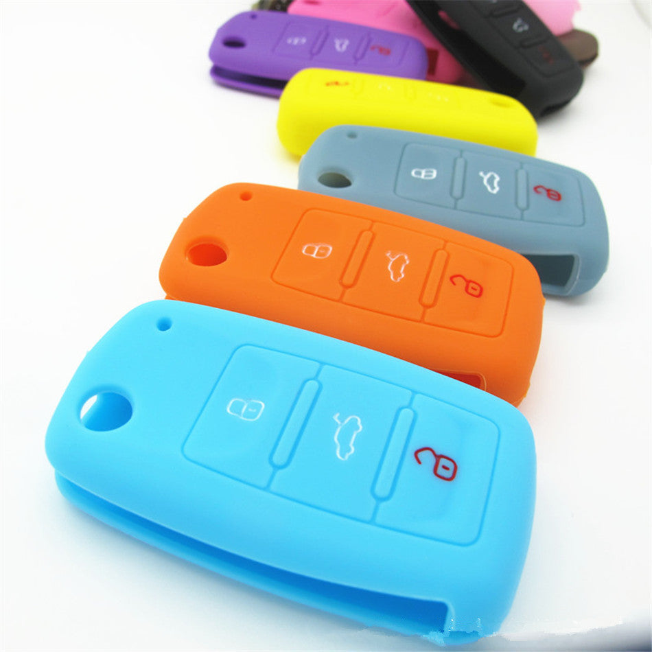Silicone car key case - shockproof  y stylish protection