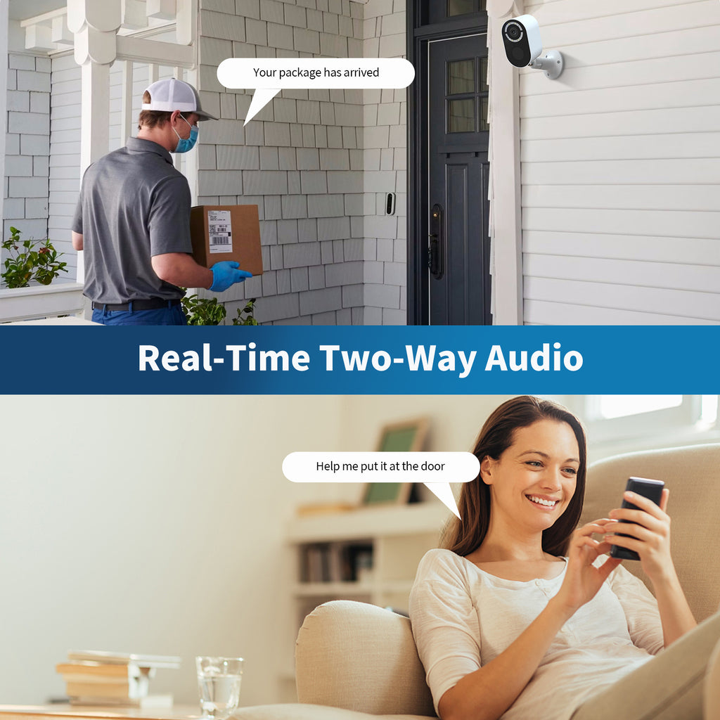 Solar WiFi Security Camera Outdoor – Motion Detection & Night Vision