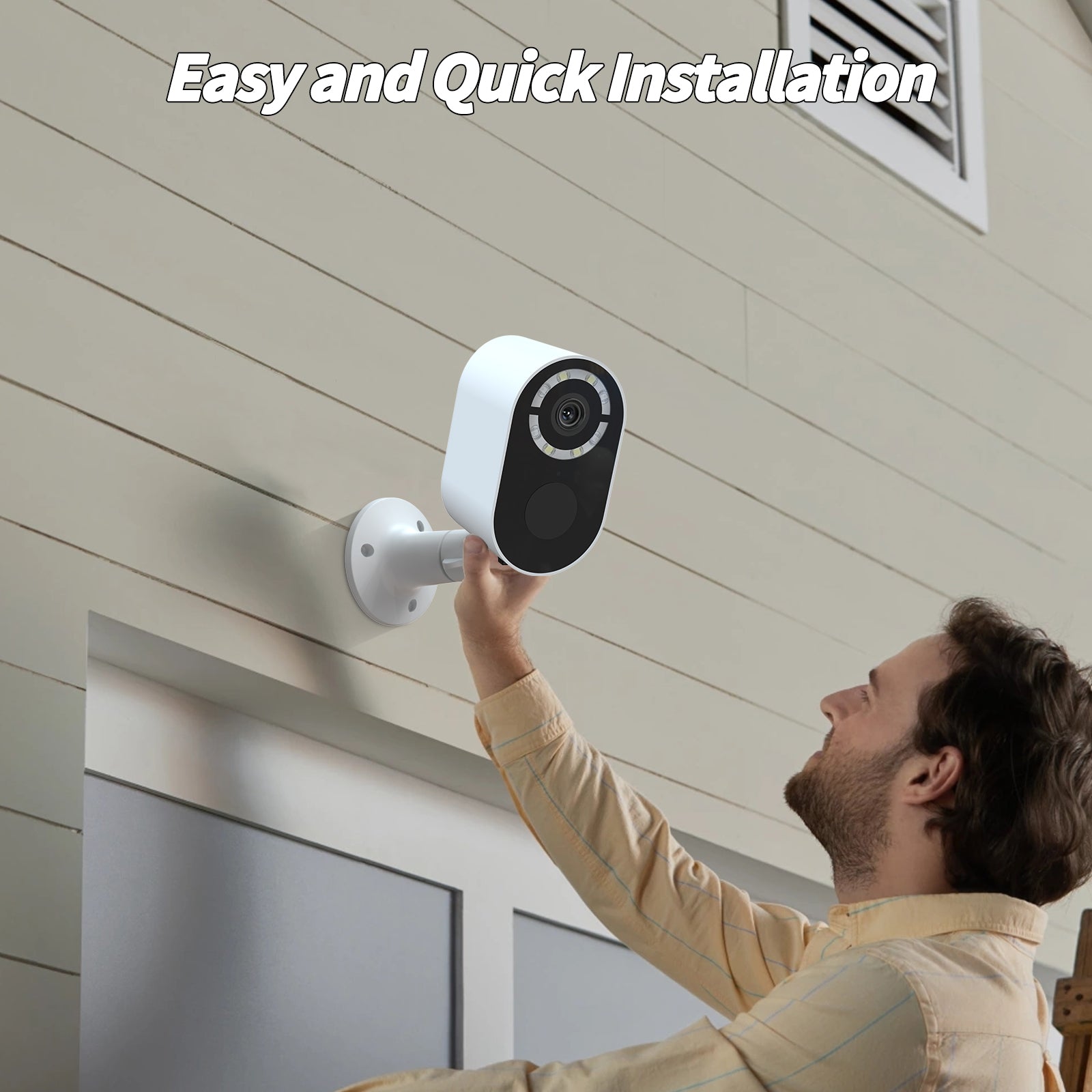 Solar WiFi Security Camera Outdoor – Motion Detection & Night Vision